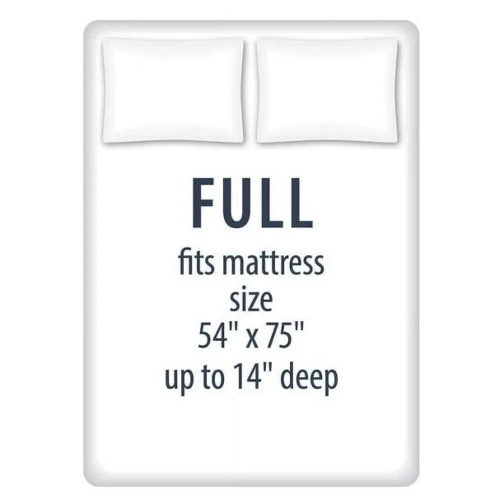 Your Zone Full Sheet Set 4 Piece Microfiber Purple Unicorn Rainbow White New
